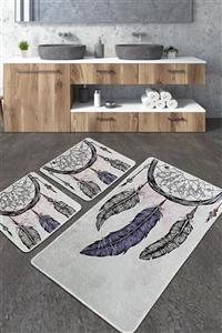 Chilai Home Parast Banyo Halısı Djt 3 Lü Set