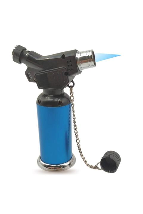 BRCTOPTAN Buffer Metal Boş Gaz Hazneli Doldurulabilir Taşınabilir Küçük Torch Alevli Çakmak Pürmüz Kat