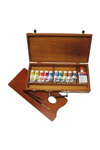 Lukas Aquarell 1862 Profesyonel Sulu Boya Ahşap Kutu 10x24ml 6153