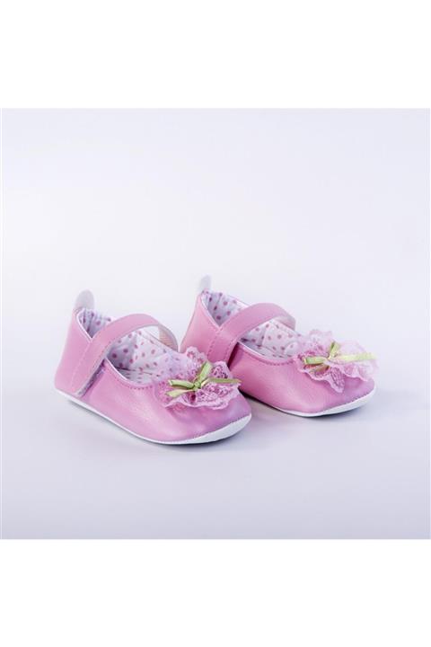 First Step Bebek Patik Babet Pembe