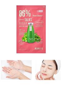 Missha Arındırıcı Vegan Yaprak Maske Talks Vegan Squeeze Sheet Mask (Power Cleanser)
