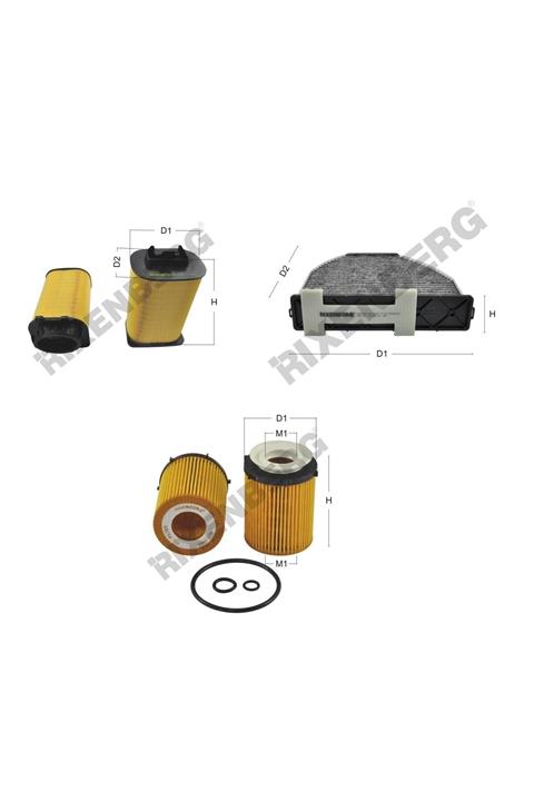 Rixenberg Mercedes E 250 (212) 211 Hp 13   Filtre Bakım Seti