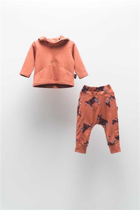 Moi Noi Pantolunu Desenli 2-5y Takım Varbebek