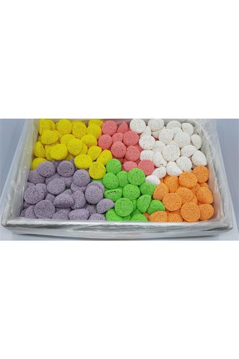 Mercan Lokum Jöle Lokum Meyve Topları 2 Kg Lık Kutu