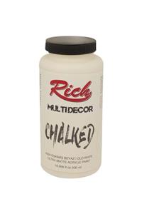 Rich Multi Decor Chalked Akrilik Boya 500cc 4504 Eskimiş Beyaz
