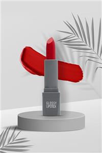 Alix Avien Kırmızı Ruj Glossy Lipstick 108