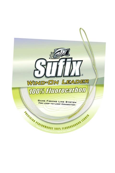 SUFIX Wind-on Fluorocarbon Leader Misina - 80lb 10mt - 80lb - 37kg