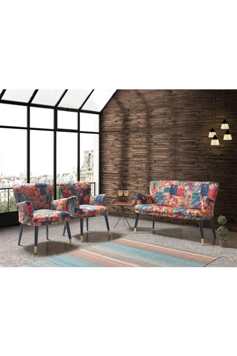 BORDO CONCEPT Patchwork Çay Seti Koltuk Takımı