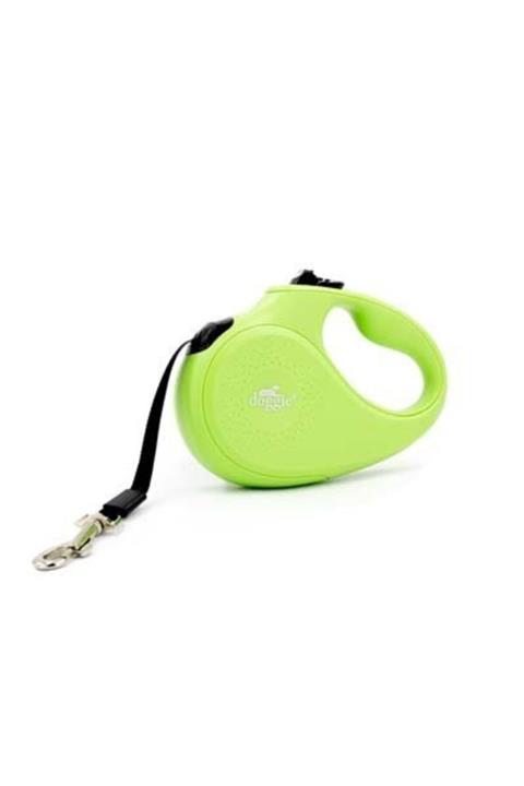 Doggie Otomatik Uzatma Tasması Master Yeşil M-25 Kg 5 Mt