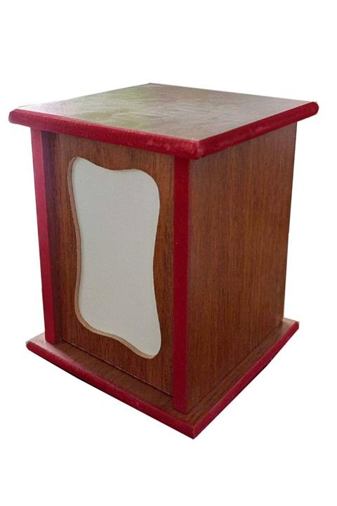 Transformacion Ahşap 2 Taraflı Peçetelik Dispenserr