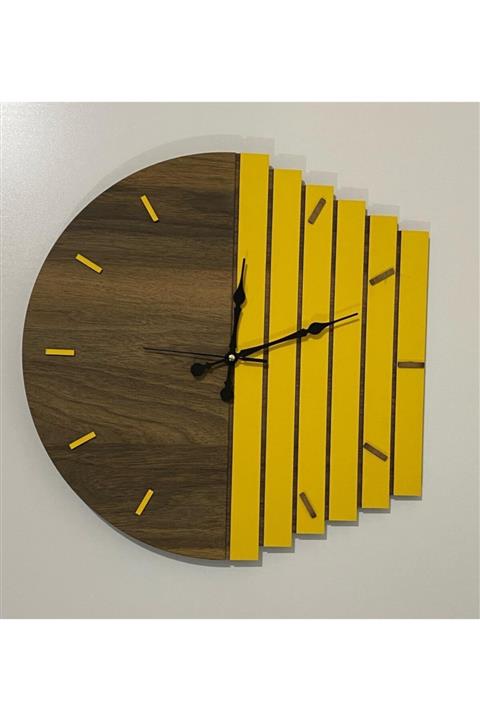 HEDİYEVİM Dekoratif Çift Renk Duvar Saati