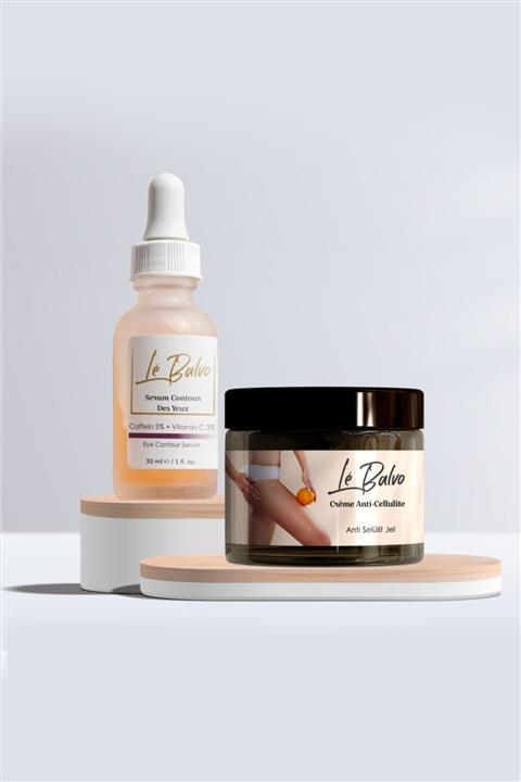 Le Balvo Göz Altı Morluk Karşıtı Serum + Bölgesel Sıkılaşmaya Yardımcı Selülit Karşıtı Jel