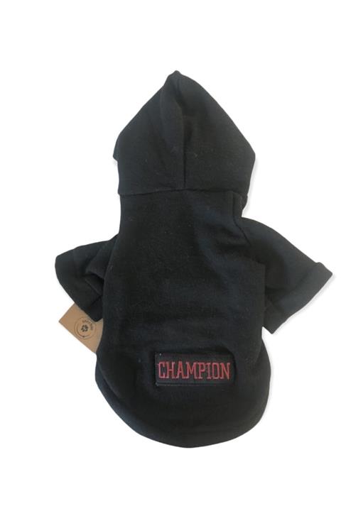 uniqpaws Unıqpaws Champion Arma Detaylı Polar Köpek Pet Sweatshirt ( Kapşonlu Model) Küçük Irk