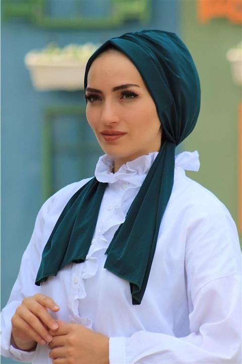 R&S modibone Tasarım Hazır Bone Zümrüt Yeşili