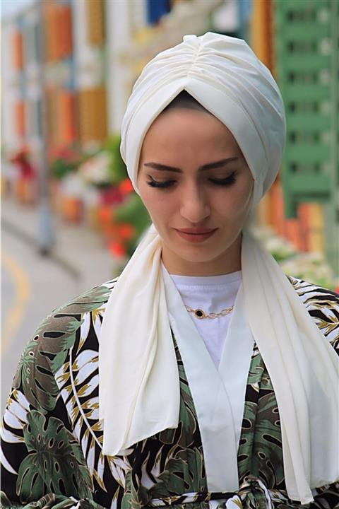 R&S modibone Tasarım Hazır Bone Ekru Renk