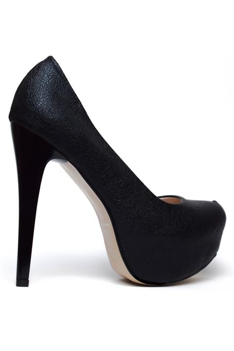 SWELLA Siyah Desenli Platform