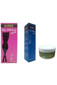 Elaiss 100ml Kadın Tüy Dökücü Sprey+erkek 100 Ml Tüy Dökücü Sprey+80 Ml Vazelin