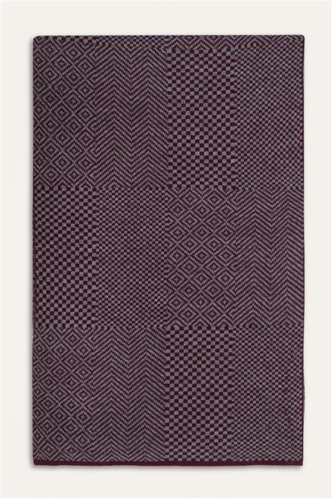 Mudo Erkek Bordo Desenli Atkı 354365