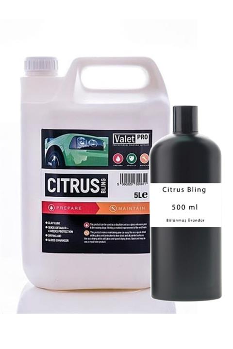 Valet Pro Citrus Bling Çok Yönlü Hızlı Cila 500 ml Bölünmüş Ürün