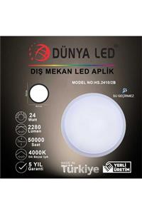 DÜNYA LED Hs.2410/2-b 24w Beyaz Led Glob Armatür 4000k Ilık Beyaz Işık