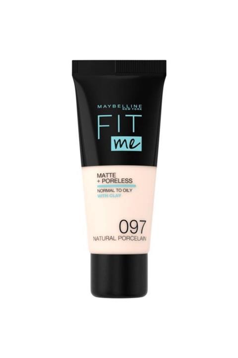 Maybelline New York Fit Me Matte+poreless Fondöten 97 Natural Porcelain 30 ml 3600531549374