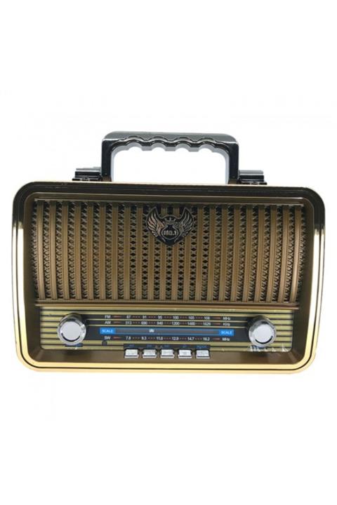maxcam Md1909bt Usb Sd Mp3 Bluetooth Şarjlı Nostaljik Radyo - Ahşap Radyo - Kaliteli Nostaljik Radyo