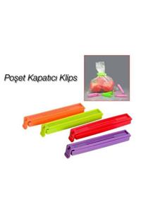 Çokuygunuz 5 Adet Plastik Poşet Torba Kapatıcı Klips Kapatma Aparatı