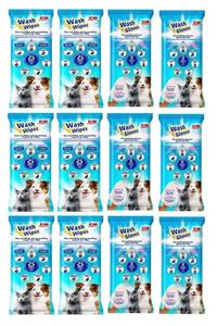 Bio PetActive Wash Gloves + Wash Wipes Karma 12 Li Paket