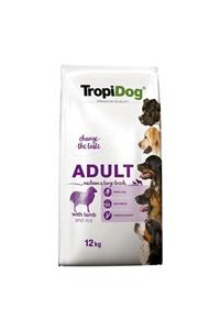 TROPICAT Tropidog Kuzu Etli Ve Pirinçli Yetişkin Köpek Maması Medium Large 12 Kg