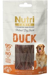 Nutri Canin Natural Dog Snack Ördek Etli Köpek Ödülü 80 gr