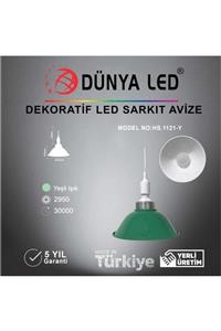 DÜNYA LED Hs.1121-y Sarkıt Armatür Yeşil