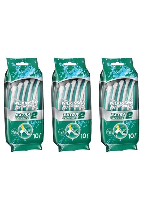 Wilkinson Sword Extra 2 Sensitive 10'lu X 3 Paket