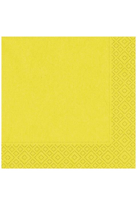 Samur Marka: Sarı Renk Çift Katlı Kağıt Peçete 20 Adet Kategori: Kağıt Peçete