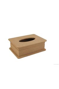 Buradadavar Hobi Ahşap Üstü Açık Peçetelik 20,5x15x8