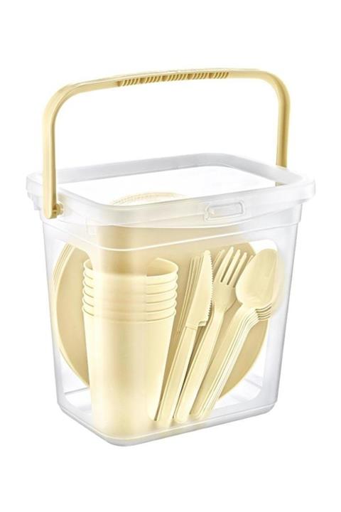 Akay Plastik 6 Kişilik Piknik Seti Ak519