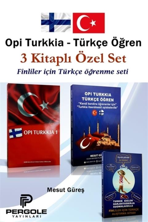 Pergole Yayınları Finliler Için Türkçe Öğrenme Seti 3 Kitap