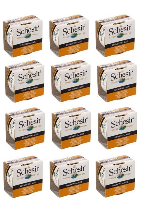 Schesir Ton Ve Aloe Kedi Konservesi 85 Gr. X 12 Adet