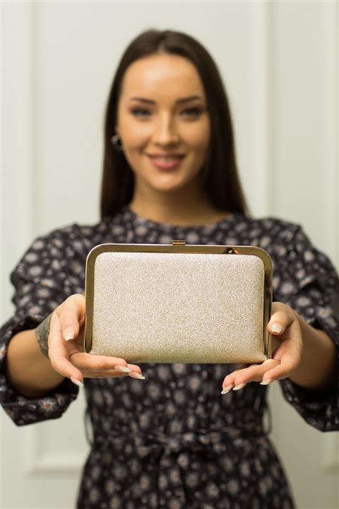 weem bag Tablet Altın Simli Abiye Çanta