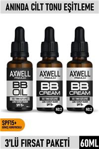 RC COSMETİCS Axwell Bb Oil Ve Leke Karşıtı Bb Krem No:2 Seti