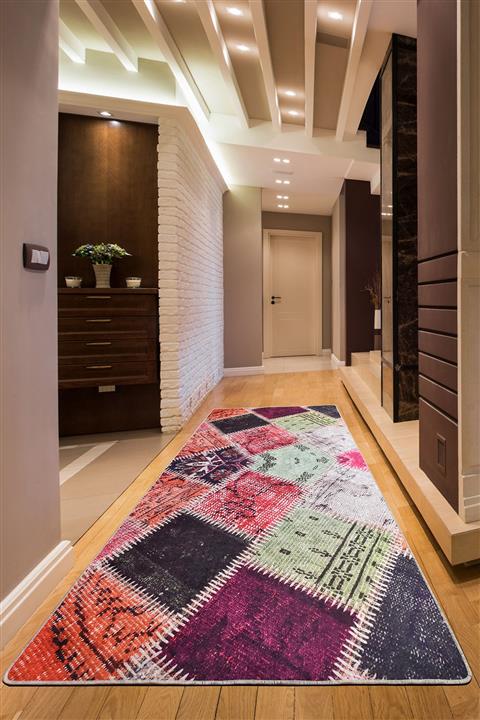 Chilai Home Ally Djt Kaymaz Taban Kesme Halı Yolluk , Yıkanabilir Kaymaz