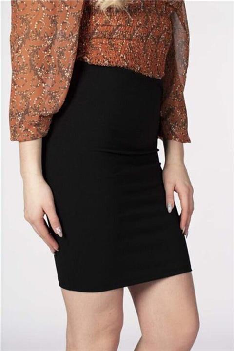 SedatModa Kadın Siyah Kalem Etek