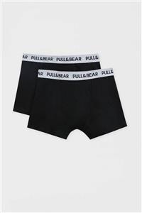 Pull & Bear 2'Li Kontrast Belli Boxer Paketi