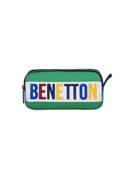 Benetton 70067 Yeşil Çift Bölmeli Kalemlik