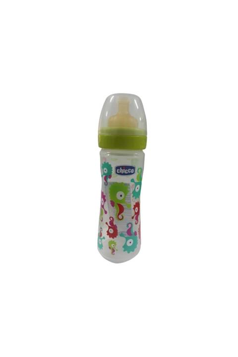 Chicco Pp Kauçuk Desenli Yeşil Renkli Ironik Biberon 250 Ml
