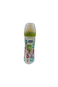 Chicco Pp Kauçuk Desenli Yeşil Renkli Ironik Biberon 250 Ml