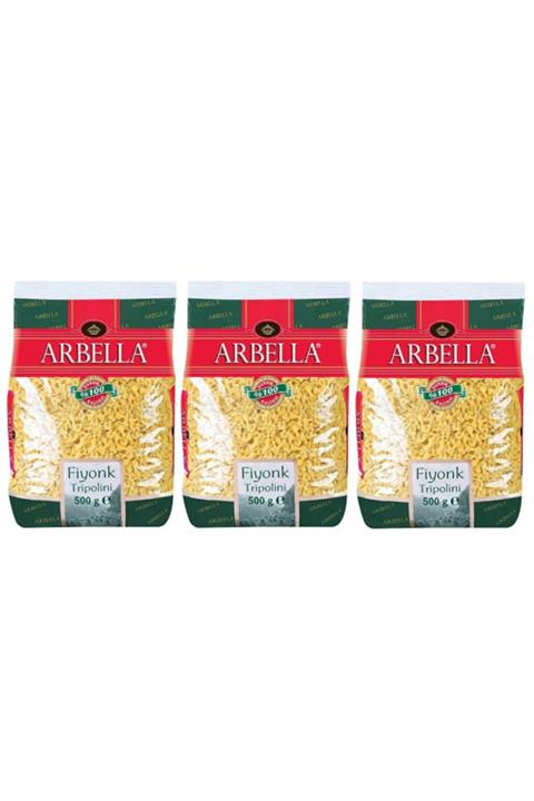 Arbella Fiyonk Makarna 500 Gr. X 3 Paket