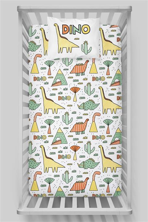 Tuğba Kuğu Pure Baby Serisi Organik Pamuk Saten Lastikli Çarşaf Seti 60x120