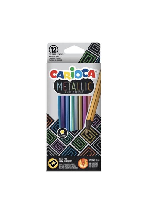 CARIOCA Metalik Kuru Boya 12 Li 43164