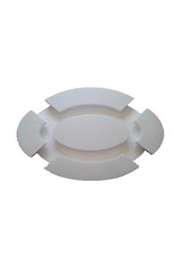 PROPİYER Dekor Göbek Kartonpiyer Stropiyer Ledli Spotlu Tavan Göbeği - Oval 80 cm Gb80