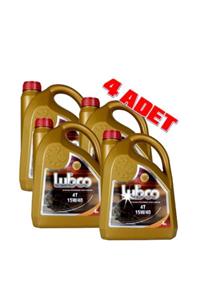 LUBCO 15w-40 4t 4 Litre Motosiklet Yağı (4 Adet)